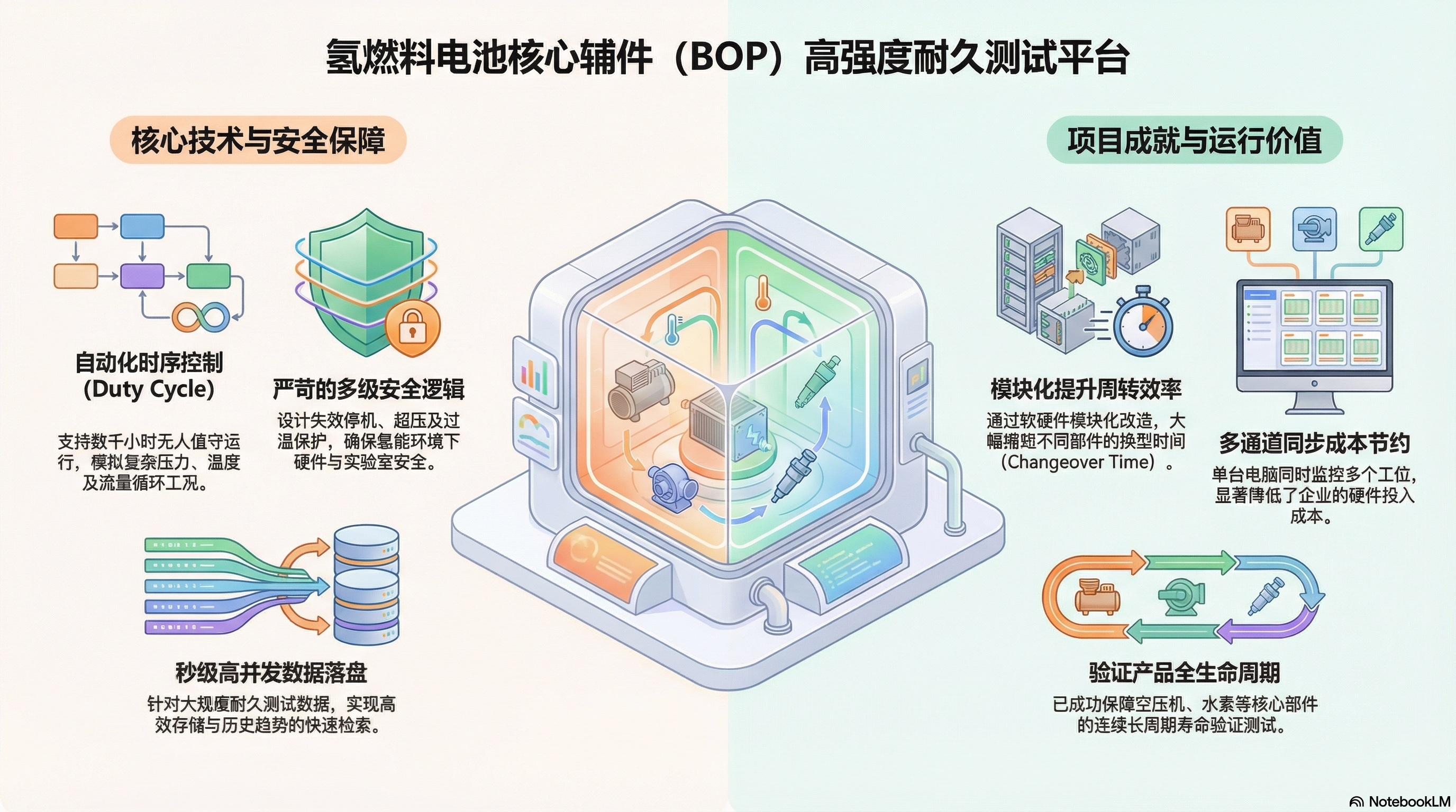 部件耐久测试台(空压机、水泵、氢喷、氢气循环泵、过滤器、电磁阀等等)